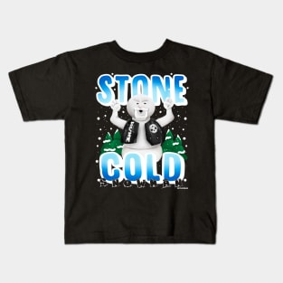 Stone Cold Snowman Kids T-Shirt